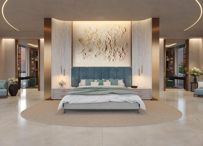 A 06 LuxVilla MiddleEast Interior Bedroom 03