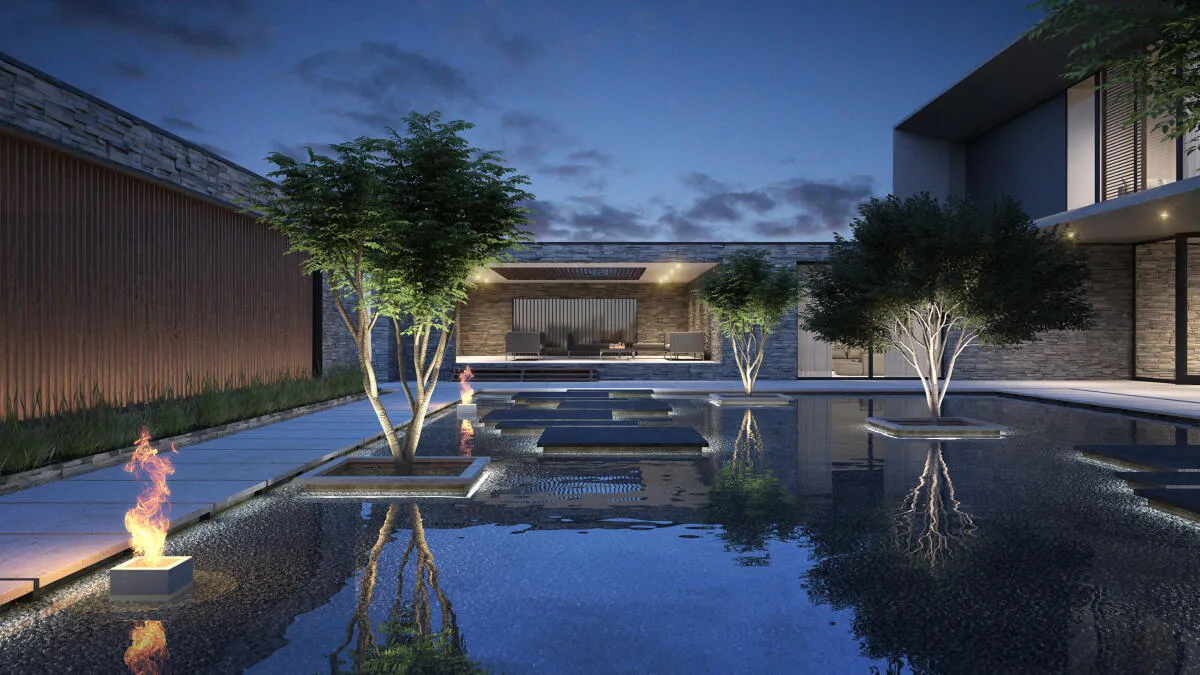 E 41 Courtyard House 05